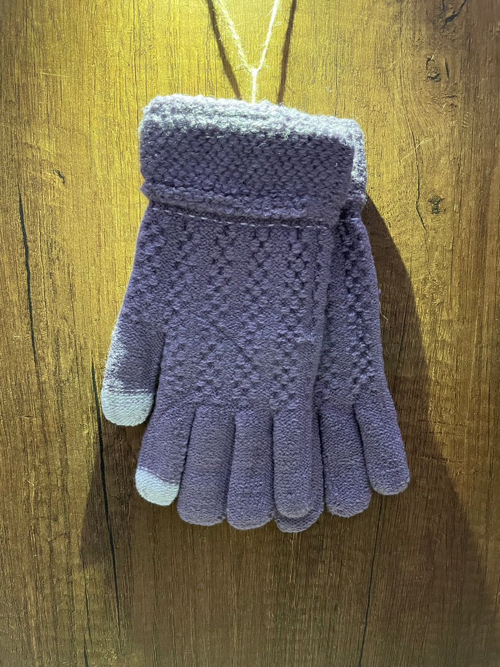 قفازات اللمس الذكية المحبوكة